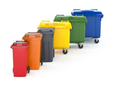 Мусорные пластиковые контейнеры (баки) от 120л - 1100л